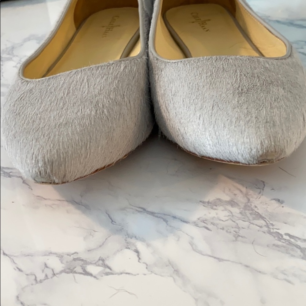 Grey pony hair cole Haan flats - Picture 2 of 3